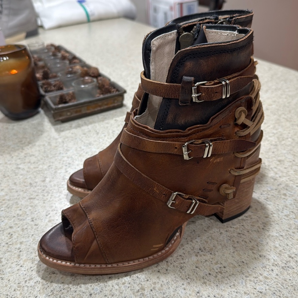 Free Bird Carter Open Toe Bootie